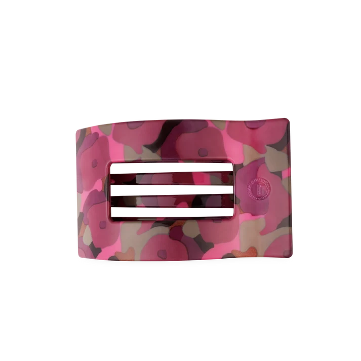 Teleties Flat Rectangle Hair Clip | Garden Glam