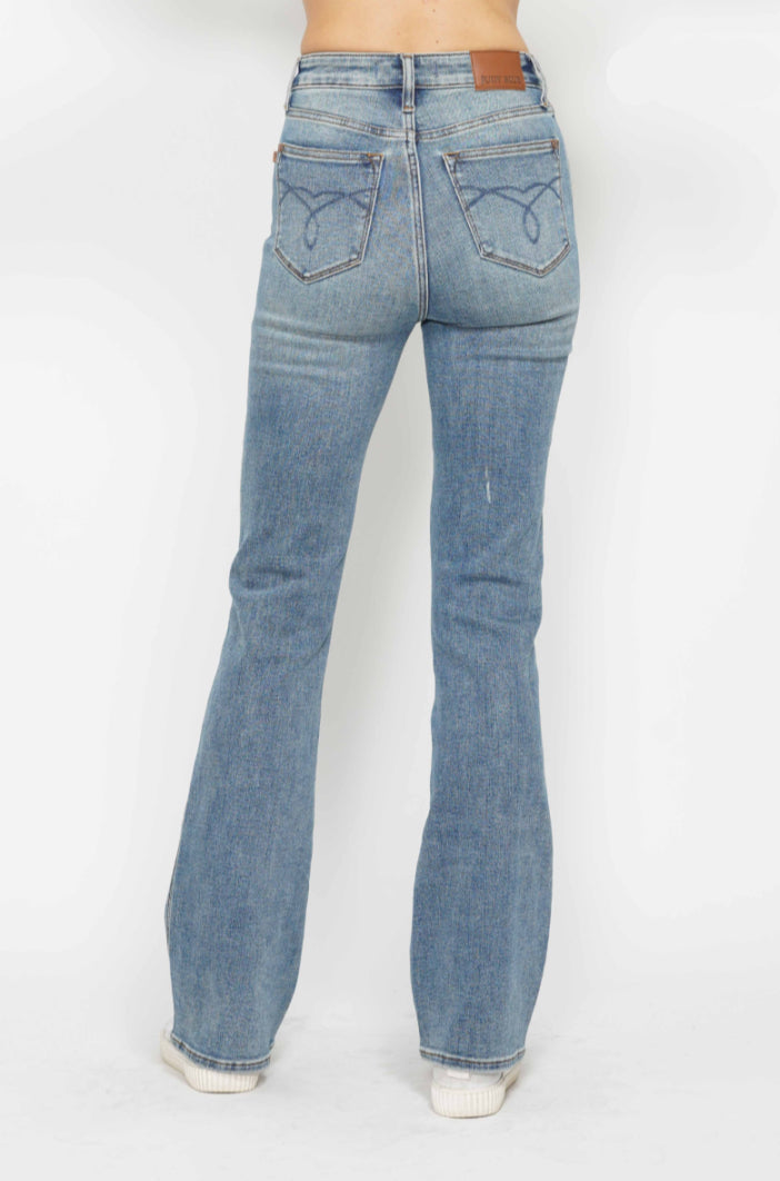 High Waist | Bootcut | 3 Inseam Tummy Control Jeans