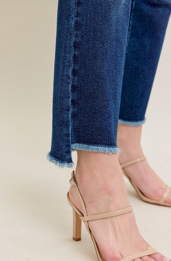 High Waist | Kick Flare | Dark Wash Jeans