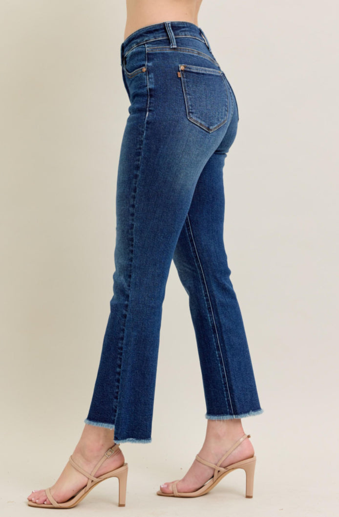 High Waist | Kick Flare | Dark Wash Jeans