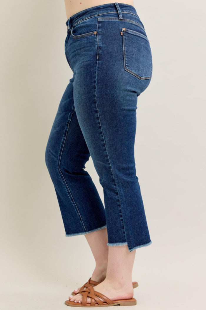 High Waist | Kick Flare | Dark Wash Jeans