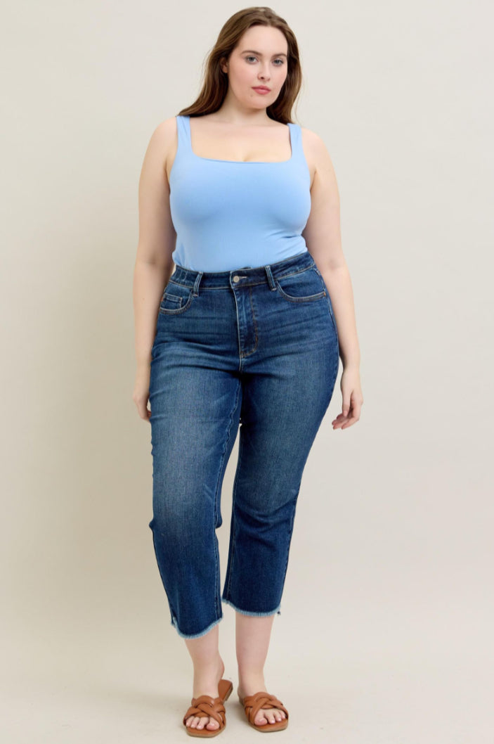 High Waist | Kick Flare | Dark Wash Jeans
