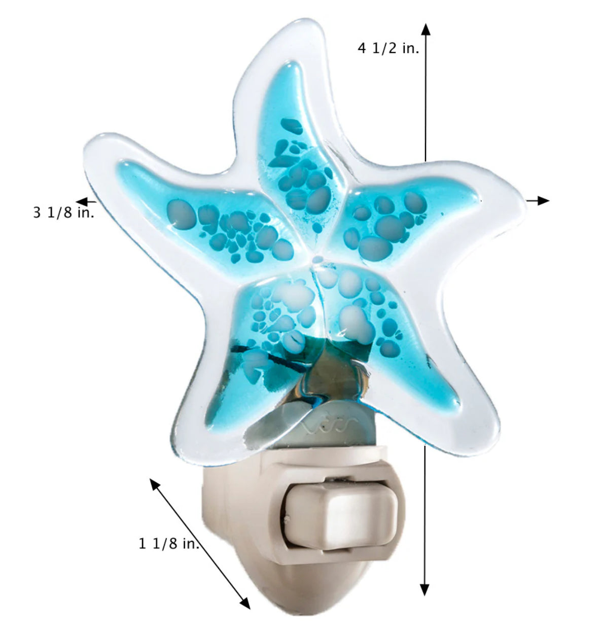 Glass Night Light | Starfish