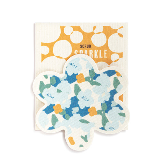 Blue Poppy Biodegradable Dish Cloths