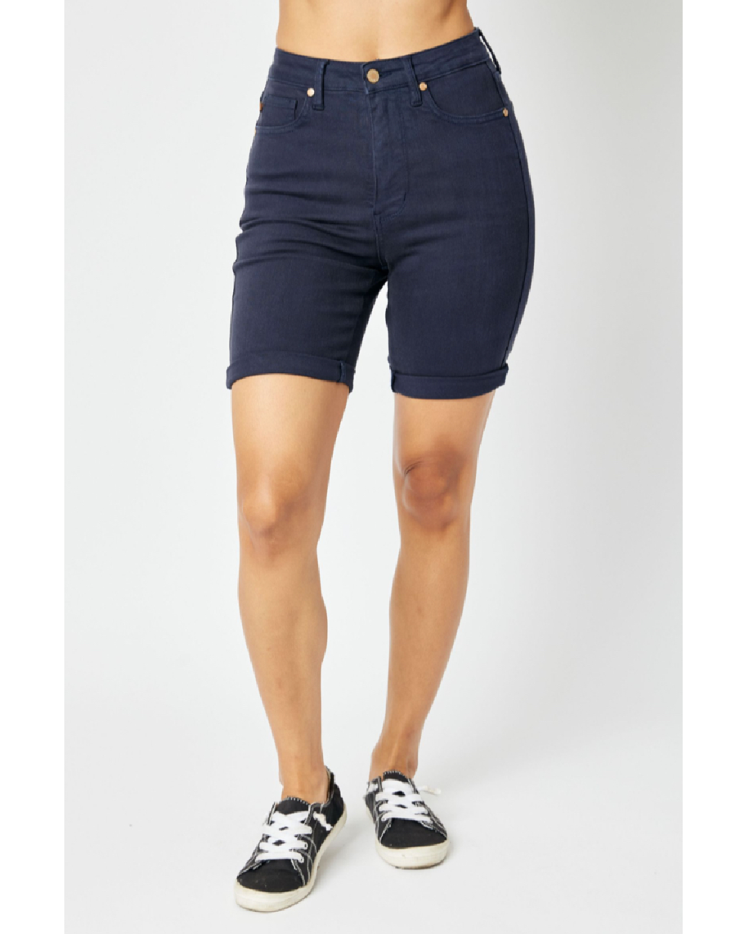 High Waist | Tummy Control Bermuda Shorts