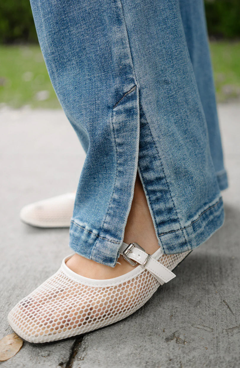 High Waist | Slim Boot | Tummy Control Side Slit Jeans