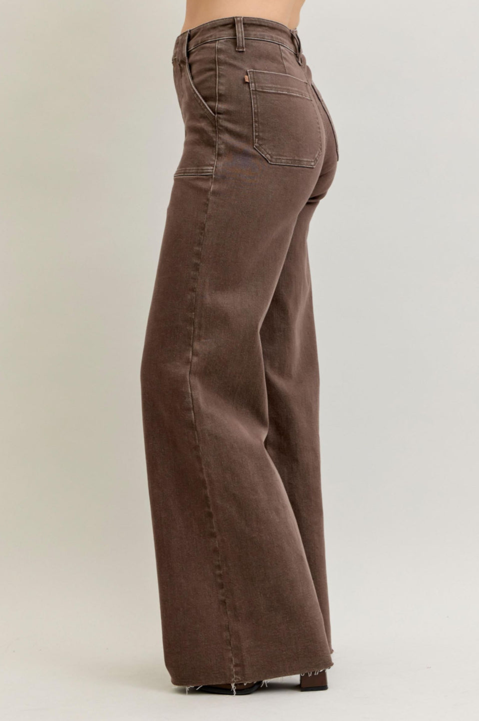High Waist | Wide Leg | Patch Pockets