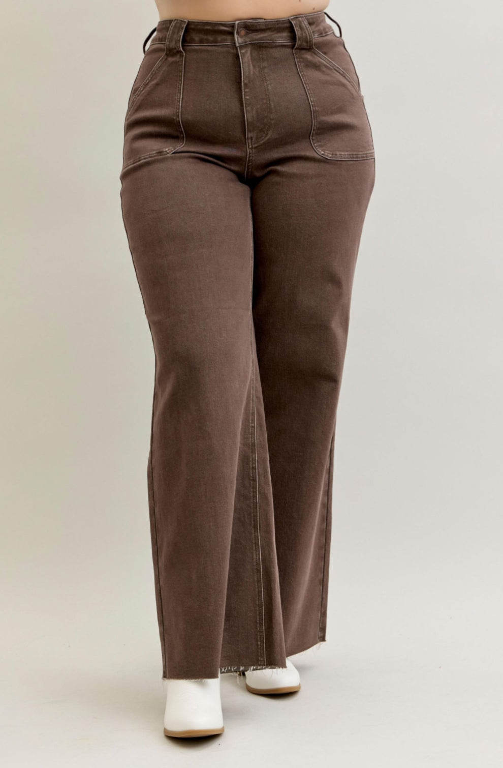 High Waist | Wide Leg | Patch Pockets