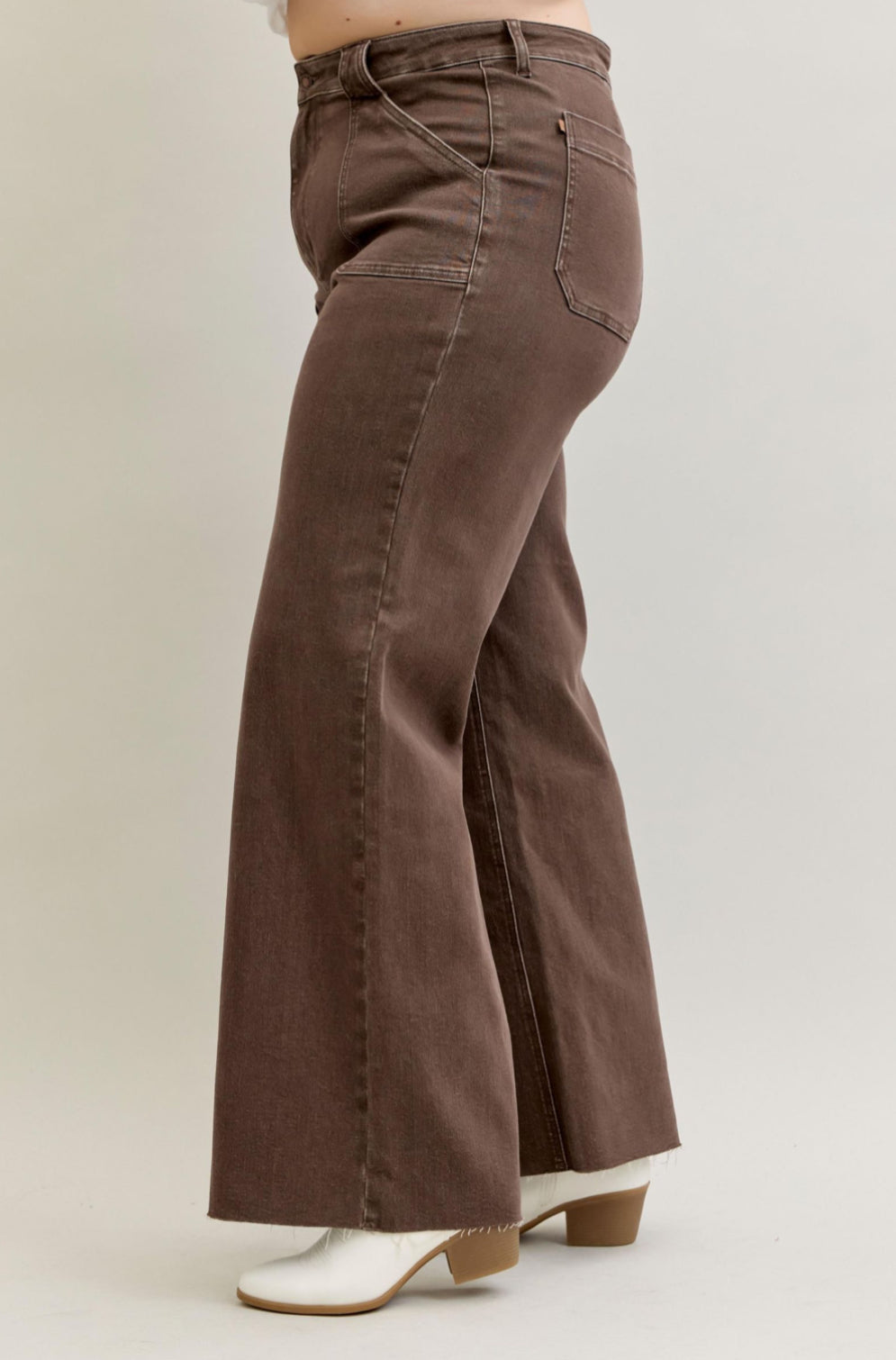 High Waist | Wide Leg | Patch Pockets