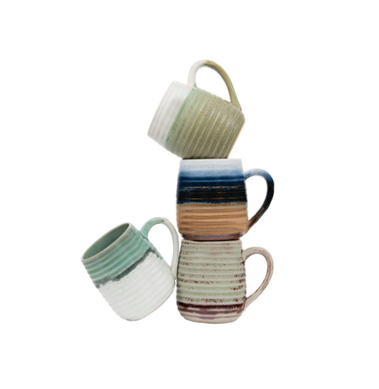 Stoneware Mug with Glaze