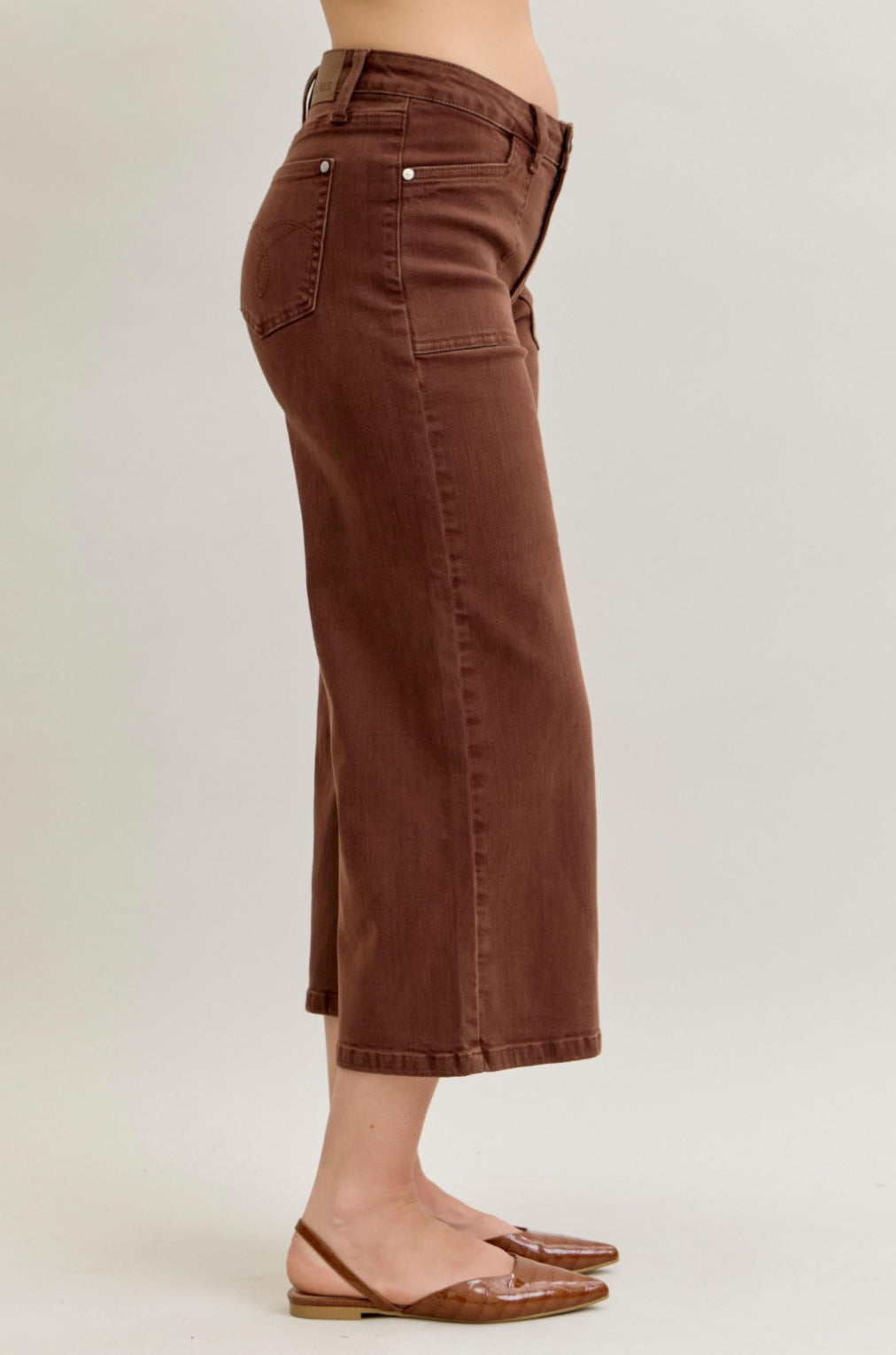 Mid-Rise | Wide Crop | Maple Pants
