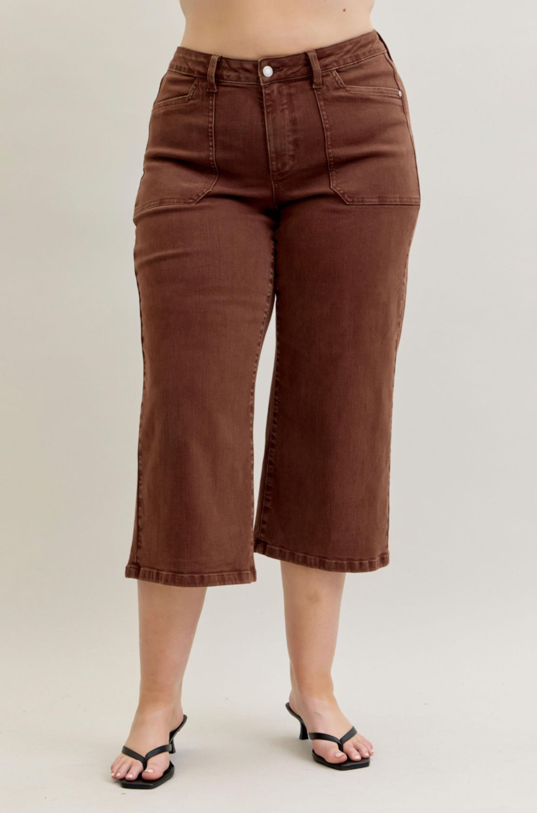 Mid-Rise | Wide Crop | Maple Pants