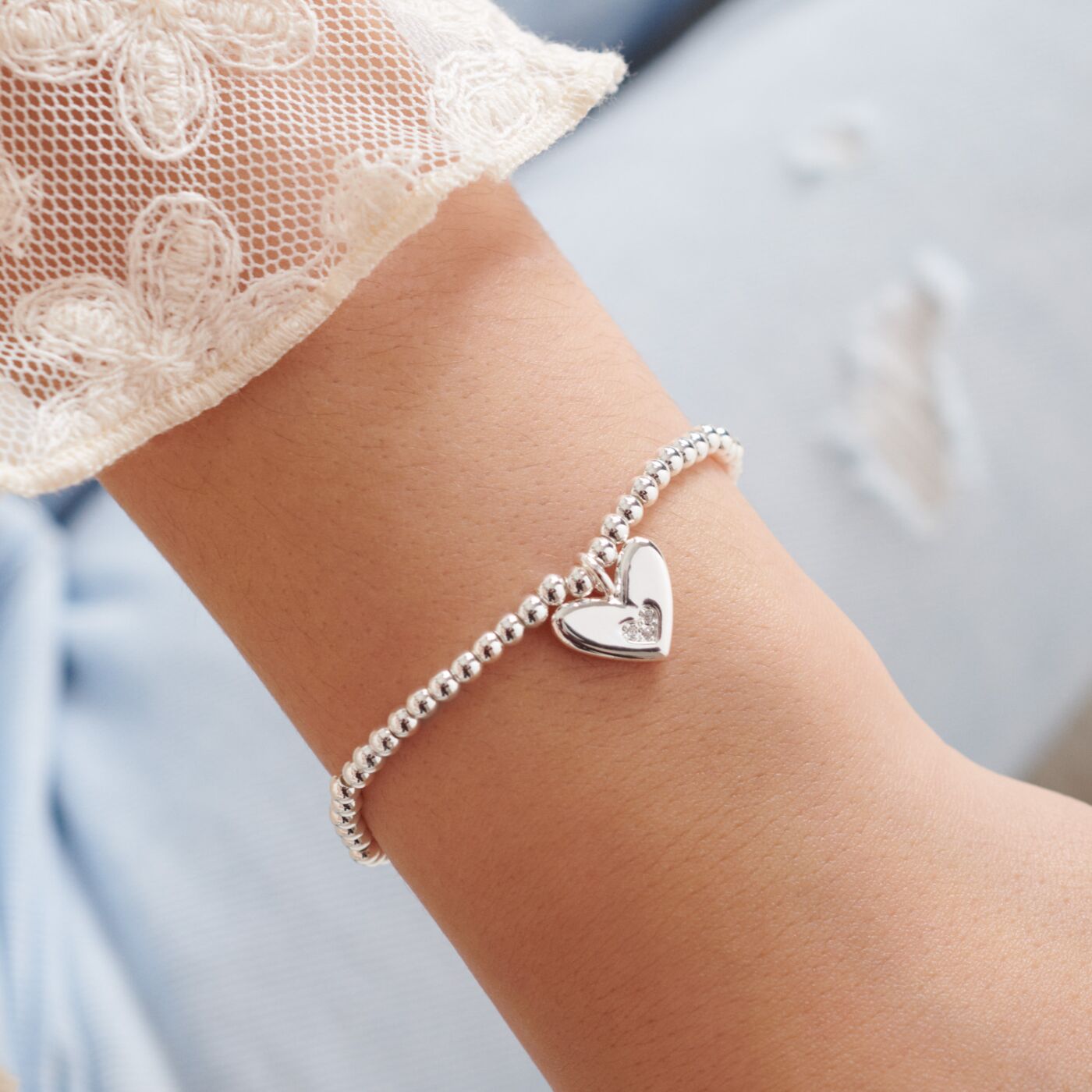 Kids’ Christmas Gift Box 'With Love' Bracelet