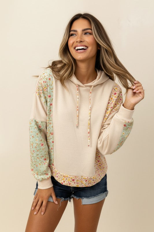 Patchwork | Bubble Sleeve | Floral Print