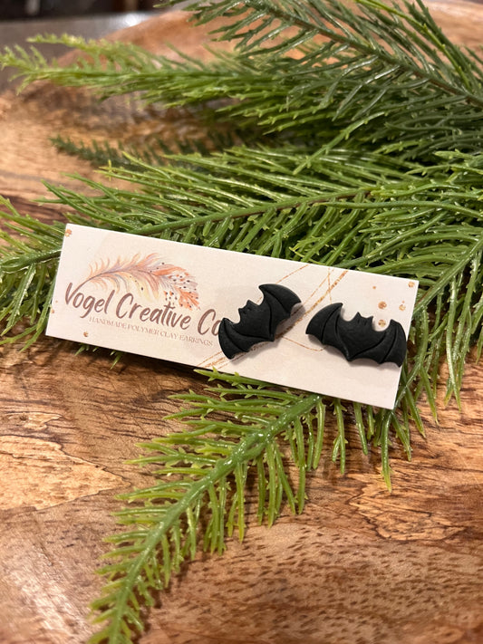 Polymer Clay Earrings | Bats