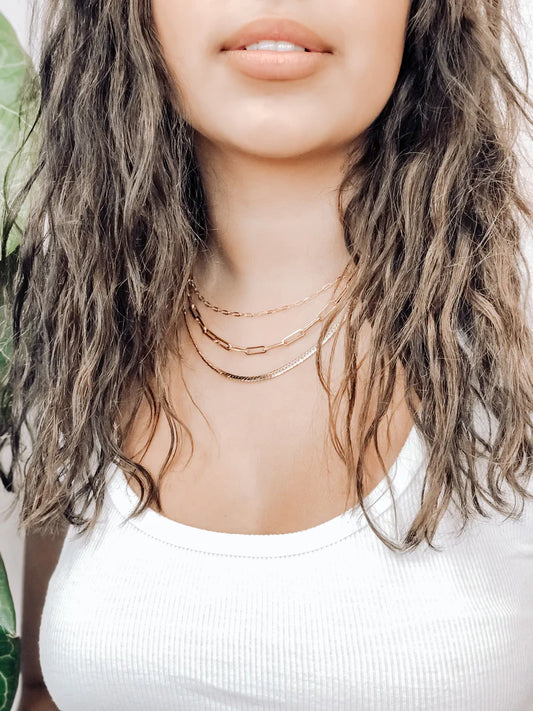 Silver Plated Glossy Chain