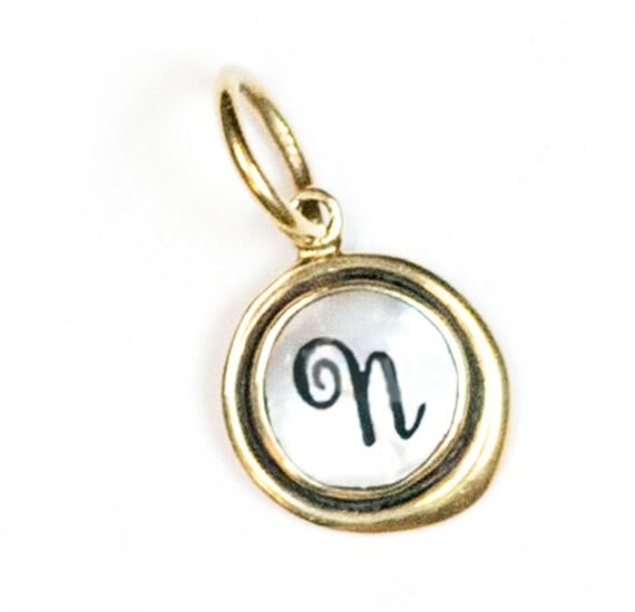 Mother of Pearl Insignia Charm
