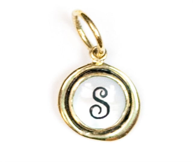 Mother of Pearl Insignia Charm