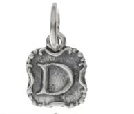 Crest Letter Charm