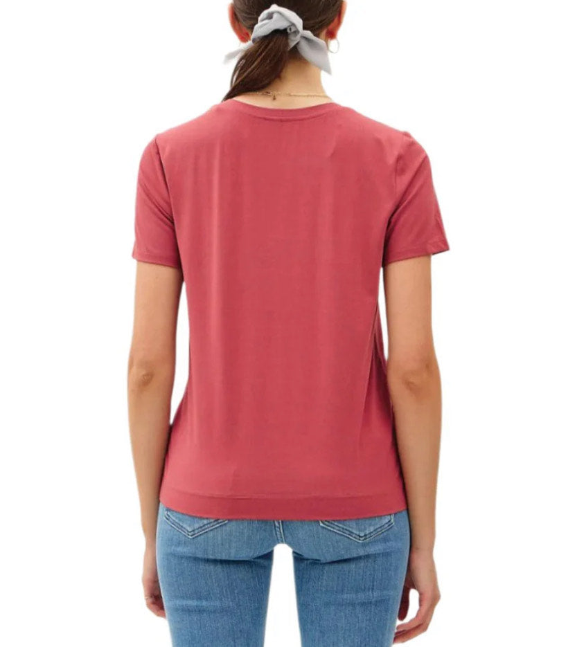 Bamboo Short Sleeve Tee | Poppy