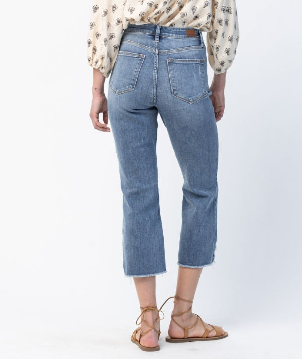 High Waist | Straight | Release Hem Jeans
