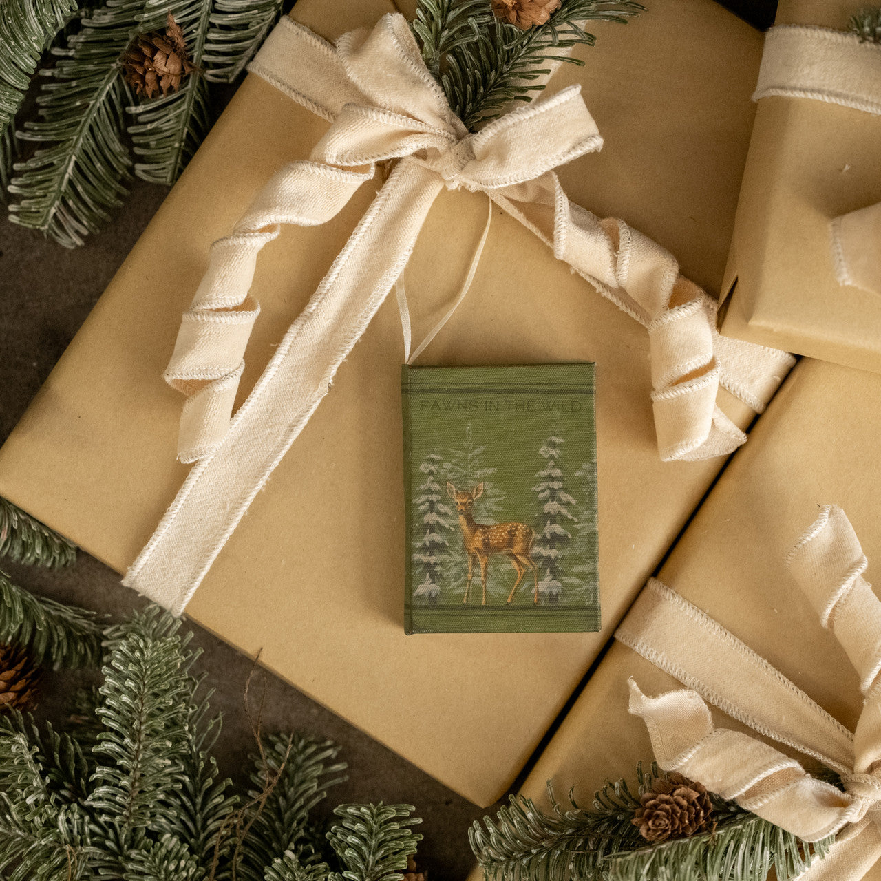 Fawns In the Wild Journal Ornament