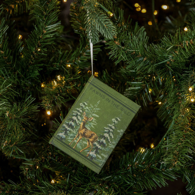Fawns In the Wild Journal Ornament