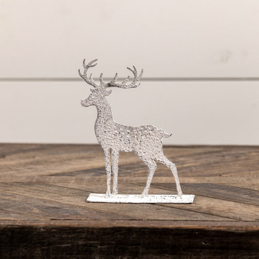 White Metal Deer