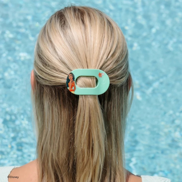 Teleties Flat Round Hair Clip | Moana