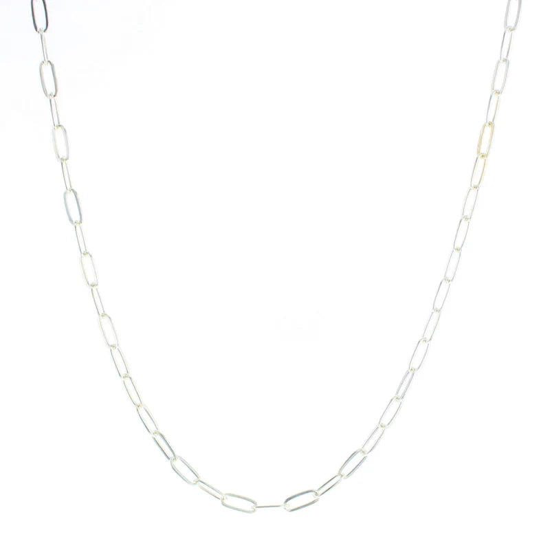 Silver Plated Glossy Chain