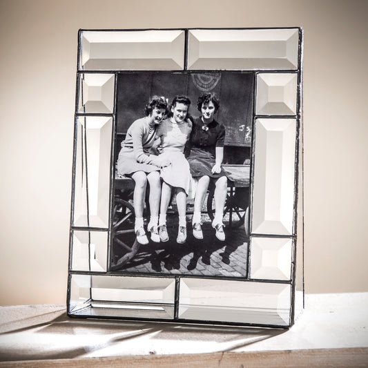 Beveled Glass Picture Frame | 5x7 Vertical