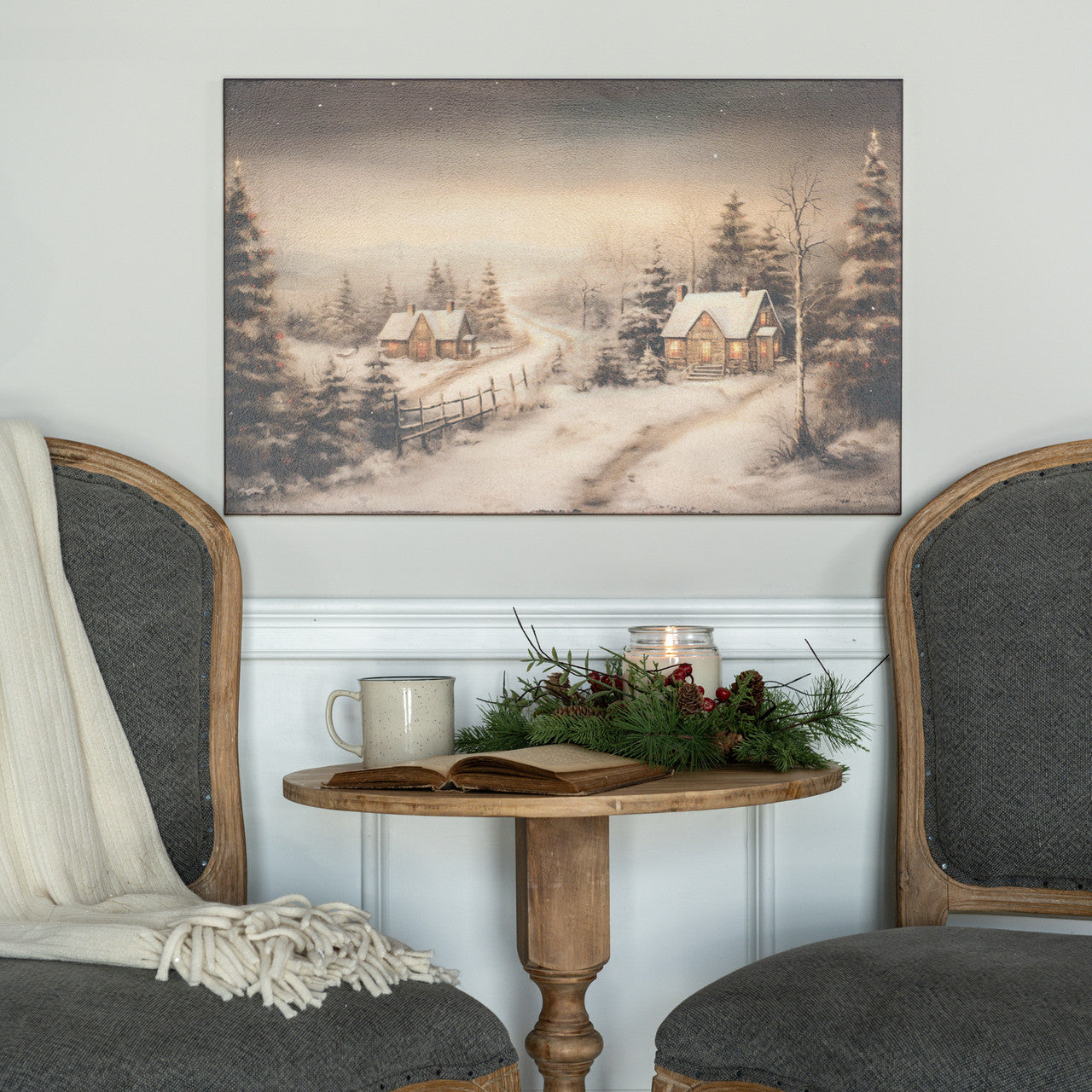 Winter Cottage Print