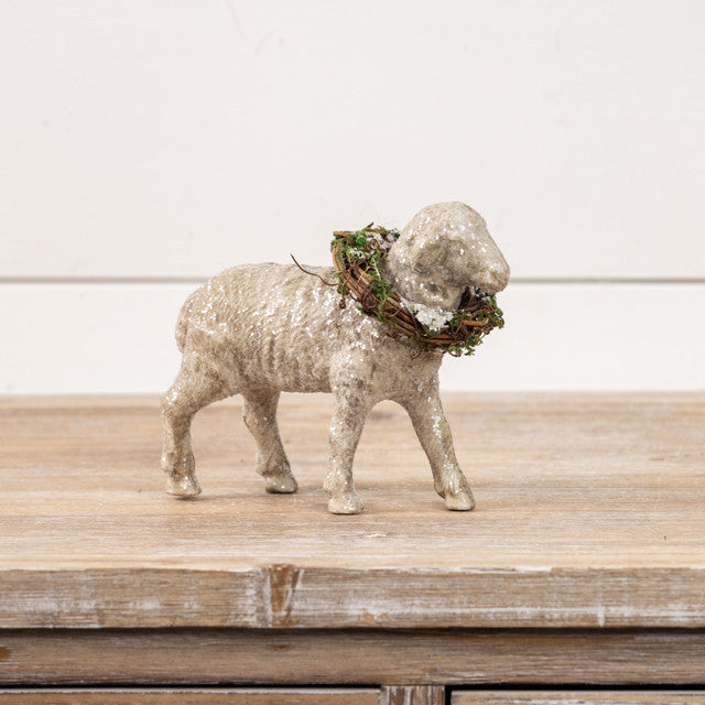Sheep with Wreath