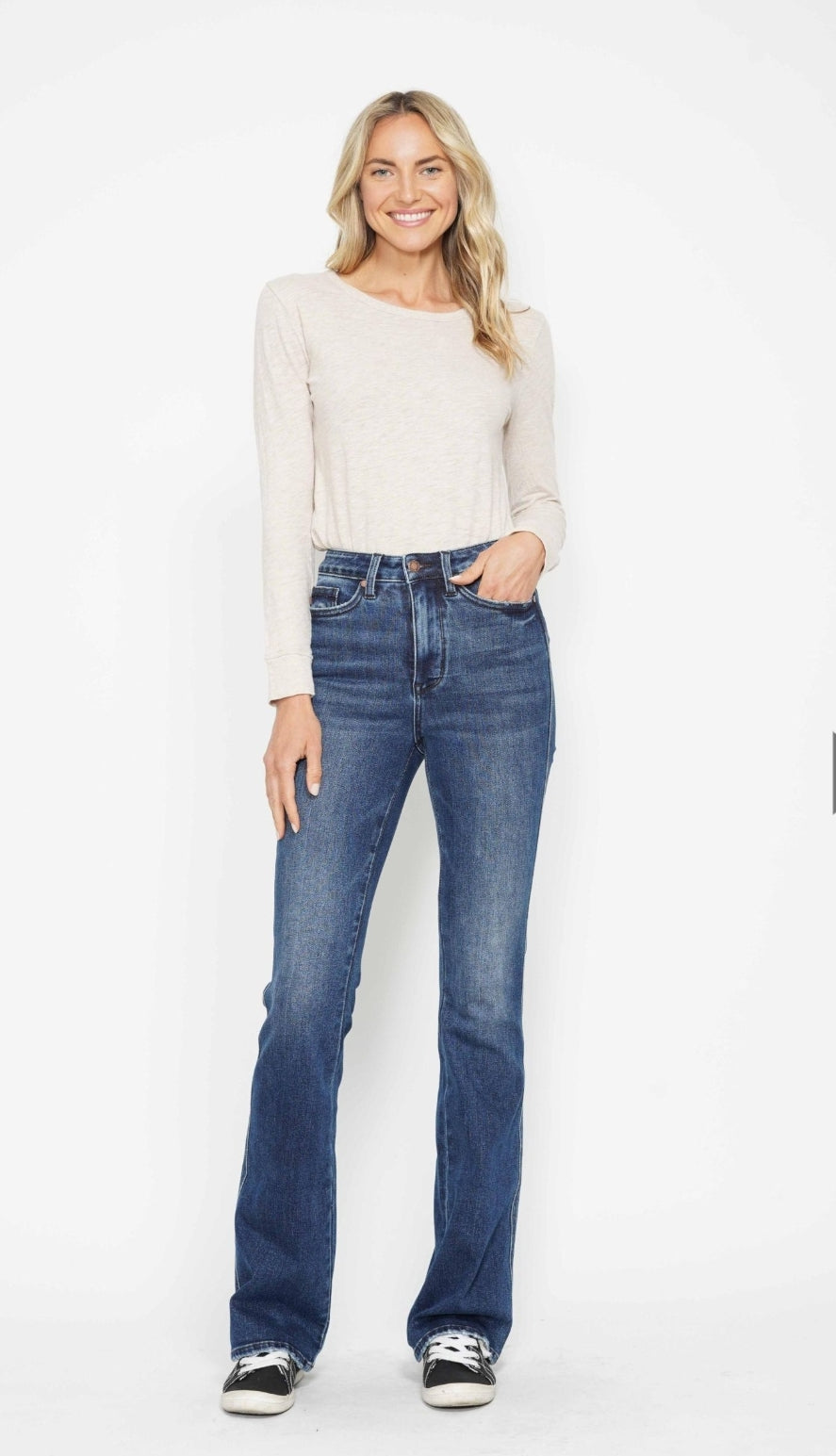High Waist | Bootcut | 3 Inseam Tummy Control Jeans