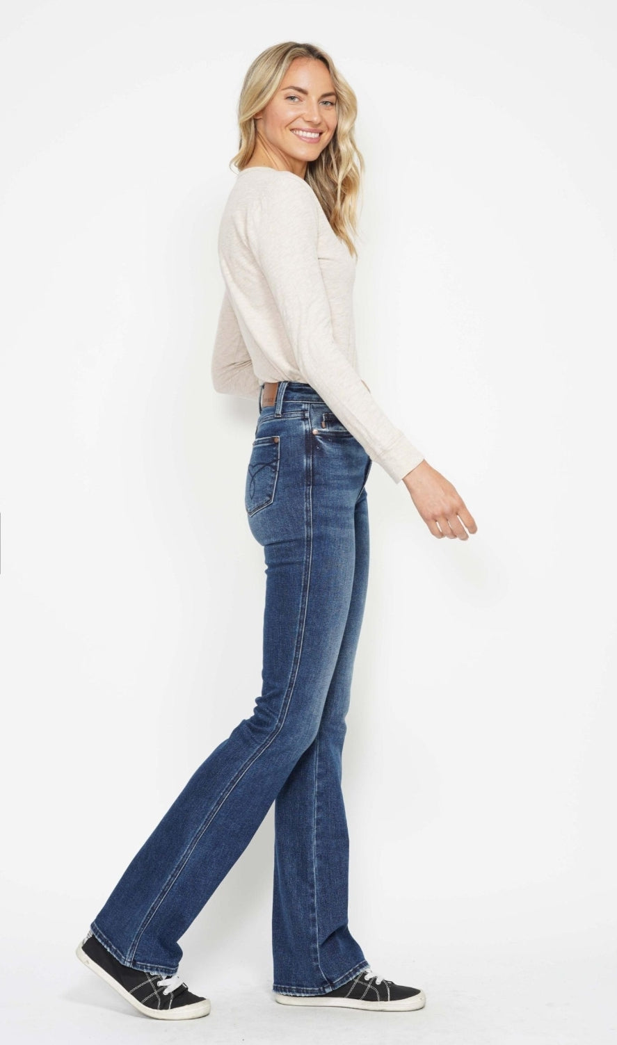 High Waist | Bootcut | 3 Inseam Tummy Control Jeans