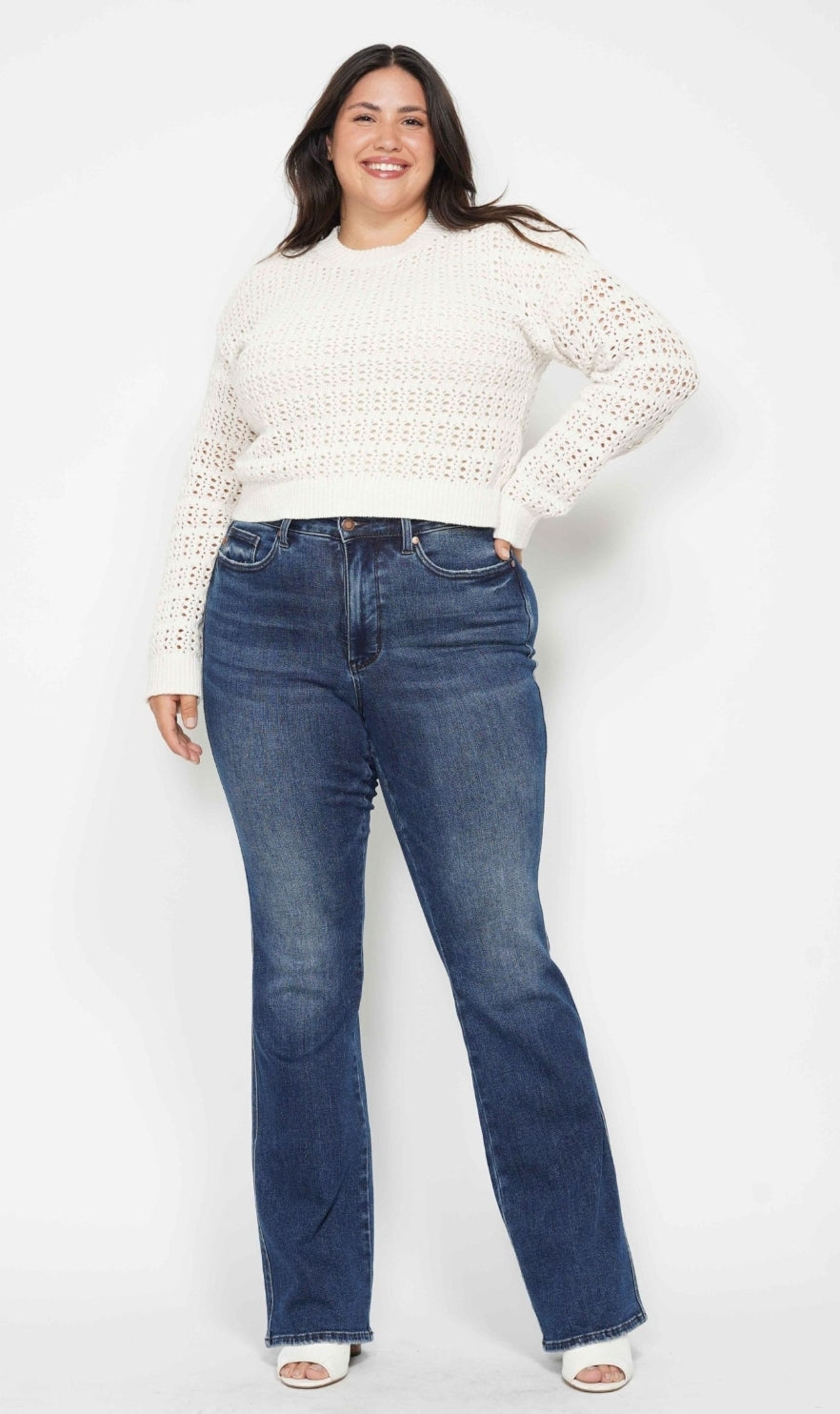 High Waist | Bootcut | 3 Inseam Tummy Control Jeans