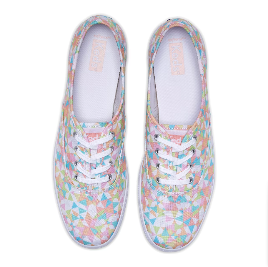 Keds Champion Canvas Kaleidoscope Print Lace Up
