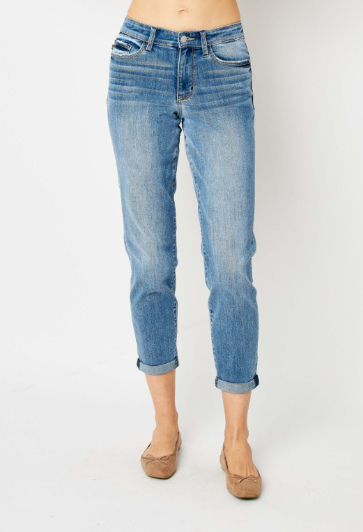 Mid Rise | Slim | Cuffed Jeans