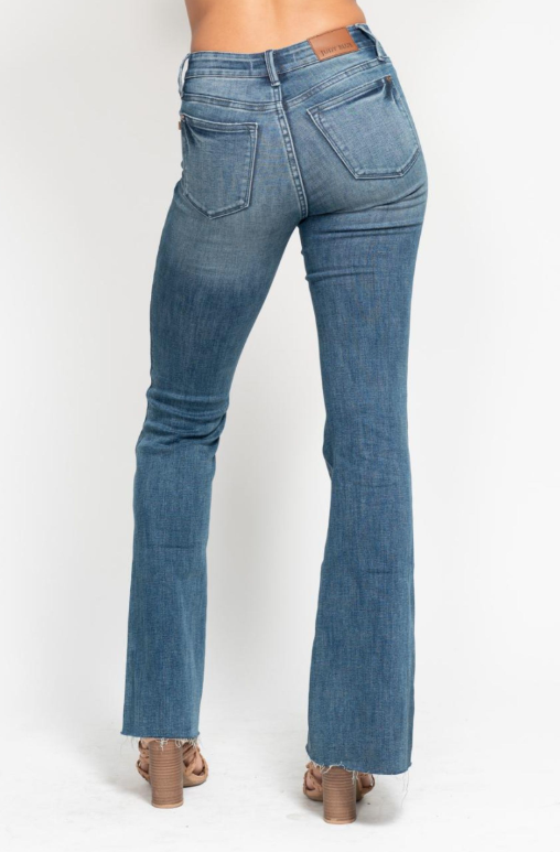 Mid Rise | Flare | Vintage Wash Jeans