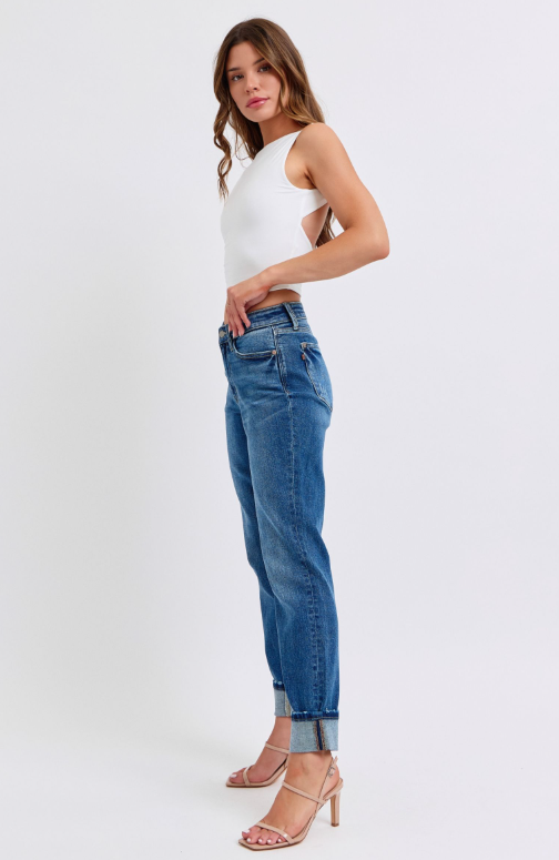Mid-Rise | Boyfriend | Vintage Wash Jeans