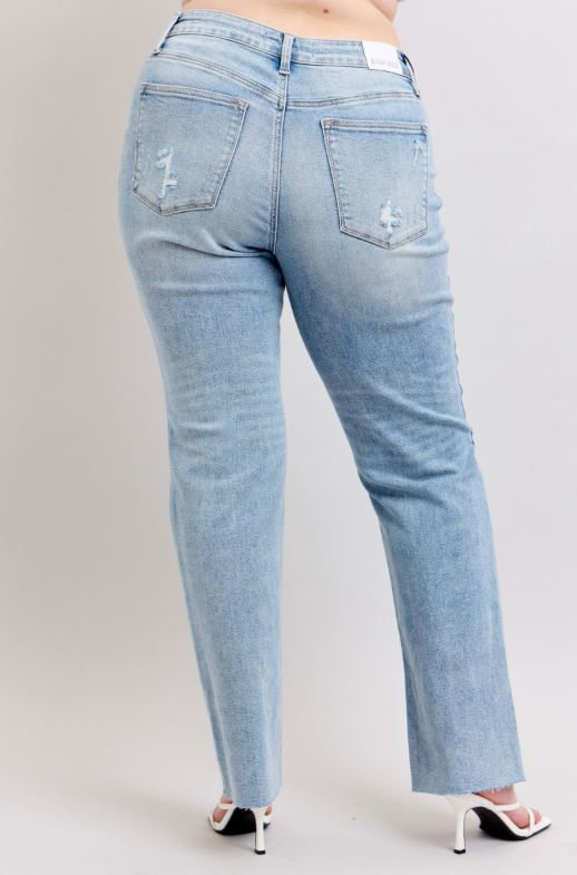 Mid-Rise | Dad Jean | Light Wash Jeans