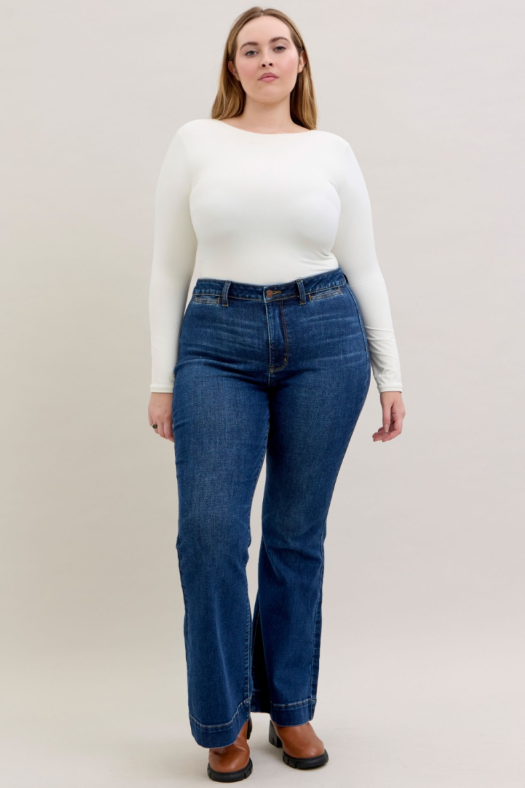High Waist | Flare | Trouser Jeans