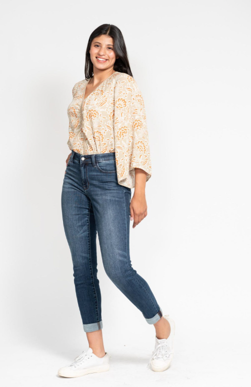 Mid-Rise | Slim | Cuffed Jeans
