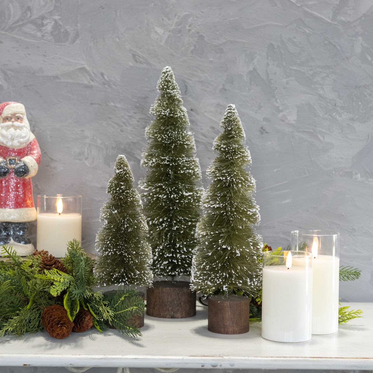 Bottlebrush Trees Set of 3