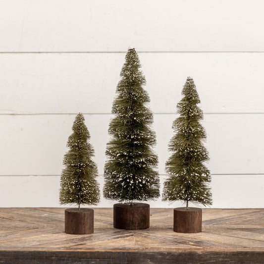 Bottlebrush Trees Set of 3