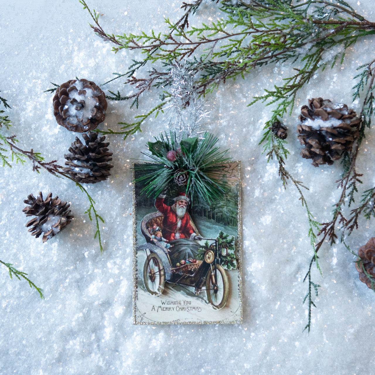 Christmas Postcard Ornament