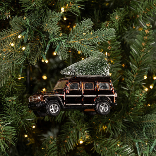 Brown SUV Tree Ornament