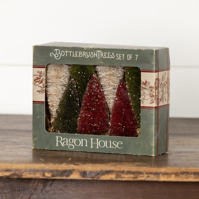 Bottlebrush Trees Set of 7
