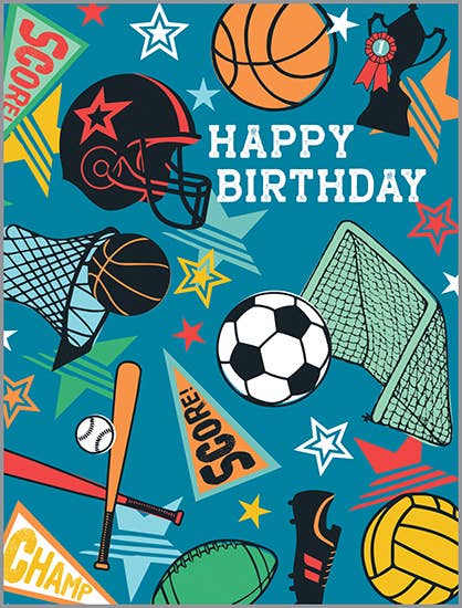 Birthday Card | Kids Sports