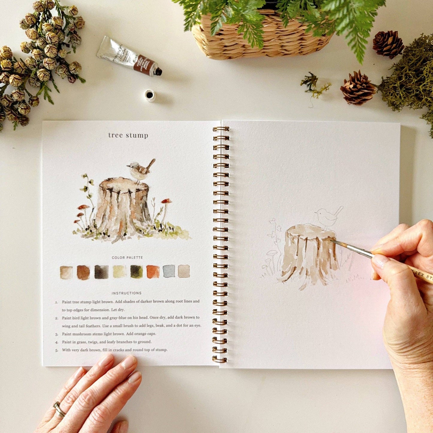 Watercolor Workbook | Woodland
